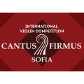 International Violin Competition Cantus Firmus Sofia