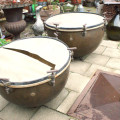 Antique Barok Charles Mahillon Timpani set of 2 (67 cm and 76 cm)