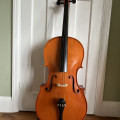 4/4 Andreas Zeller cello and SKB case for sale