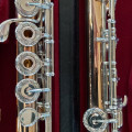 Powell 9K Aurumite Conservatory Flute. Sterling Mechanism, 9K Solid Gold Lip., ,
