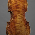 Violin by Patrick Robin, 2 bows in a black shaped case, ,