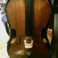 1890s cello by J. Thibouville-Lamy in maroon Gewa carbon fibre case with Neudorfer bow.