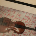 4/4 violin August Gliers with bow from Hoyer, ,