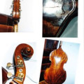 about 100 years old double bass stolen in Prague, ,