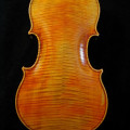 17-17/16 inch solo viola, 2 bows, slate gray cordura case deep red velvet lining