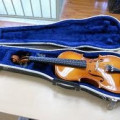 Violin with a black,hard case, ,