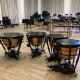 4 Majestic Symphonic Grand Timpani incl flight cases, ,