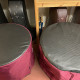 Premier 28" & 25 fiberglass pedal timpani with covers, , , , , , ,