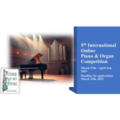 The 5th International Piano & Pipe Organ Competition 2025