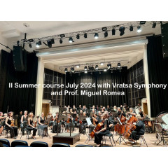 II Summer Course Vratsa Symphony Orchestra with Mtro Miguel Romea
