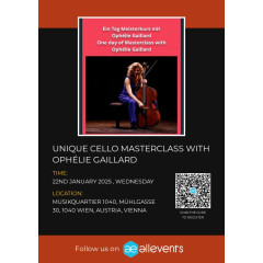 Cello Masterclass with Ophelie Gaillard