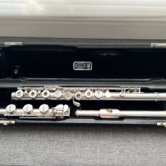 Silver Haynes Handmade flute,