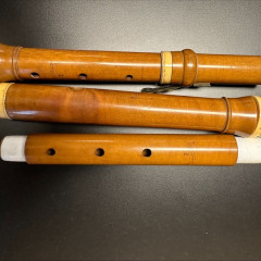 Extremely rare 1- keyed  traverso flute by Jan Steenbergen, Netherlands ca. 1730,