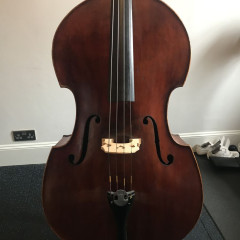 Late 19th century German double bass,