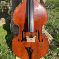 Fine Quality German Double Bass Circa 1890,