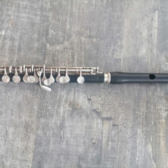 Piccolo Yamaha 83 with two headjoints (SIlver and Wood),