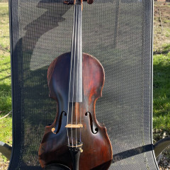 Beautiful Old Baroque Violin by Johann Georg Straub Circa 1830,