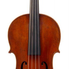 Hill viola and no-name brand bow in viola case,