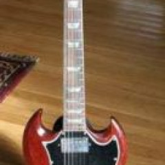 Late-60s Gibson SG,
