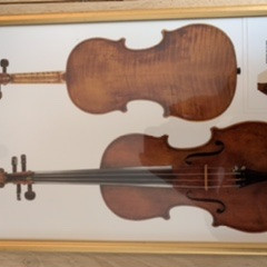 Violin Ambroise De Comble 1757 and A Vigneron a paris bow,