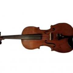 Violin has etiquette with the inscription "EUGENIO PRAGA Premiado con Medaglia Fece in 1893,