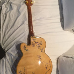 Heavily Autographed Blond Ibanez PM20 (Pat Metheny),