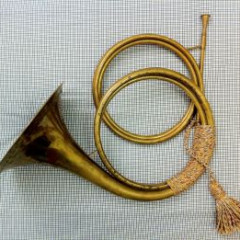 Baroque Horn made by Andreas Jungwirth (2001), model Leichambschneider, with 2 crooks (F & G),