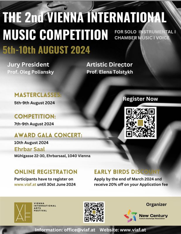 Competition The 2nd Vienna International Music Competition